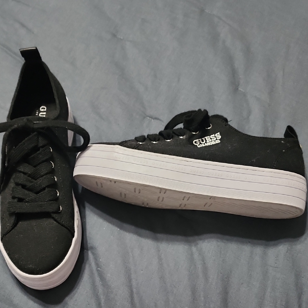GUESS Women's Black Sneakers